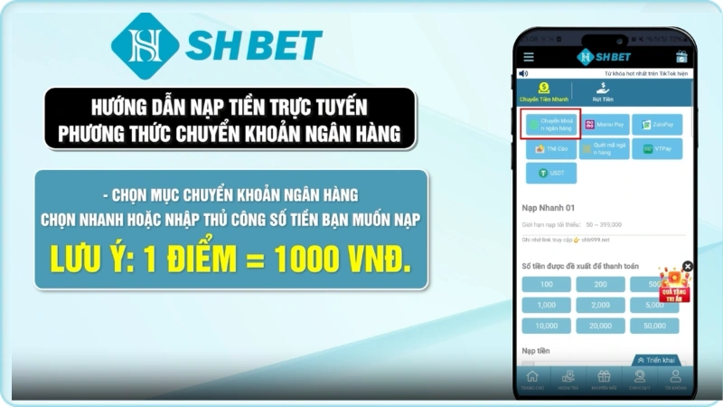 Quy trình đăng ký nạp tiền rút tiền và tải app SHBET cho người mới